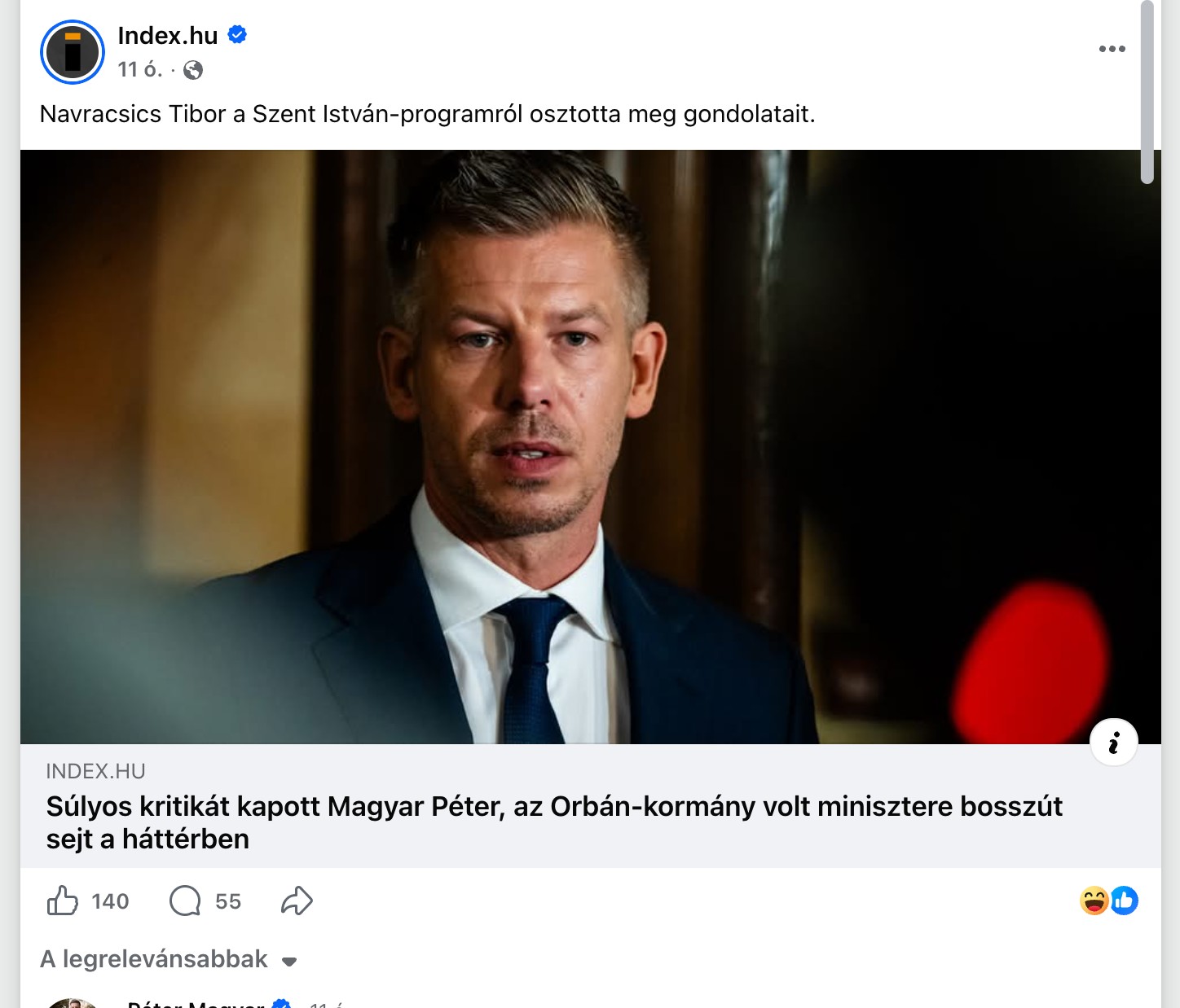 A bejegyzés képernyőképe